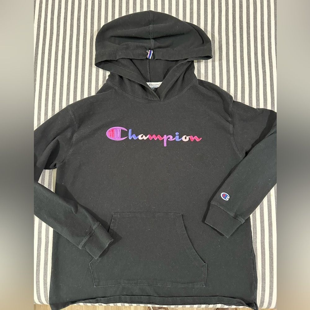 Champion tshirt hoodie medium